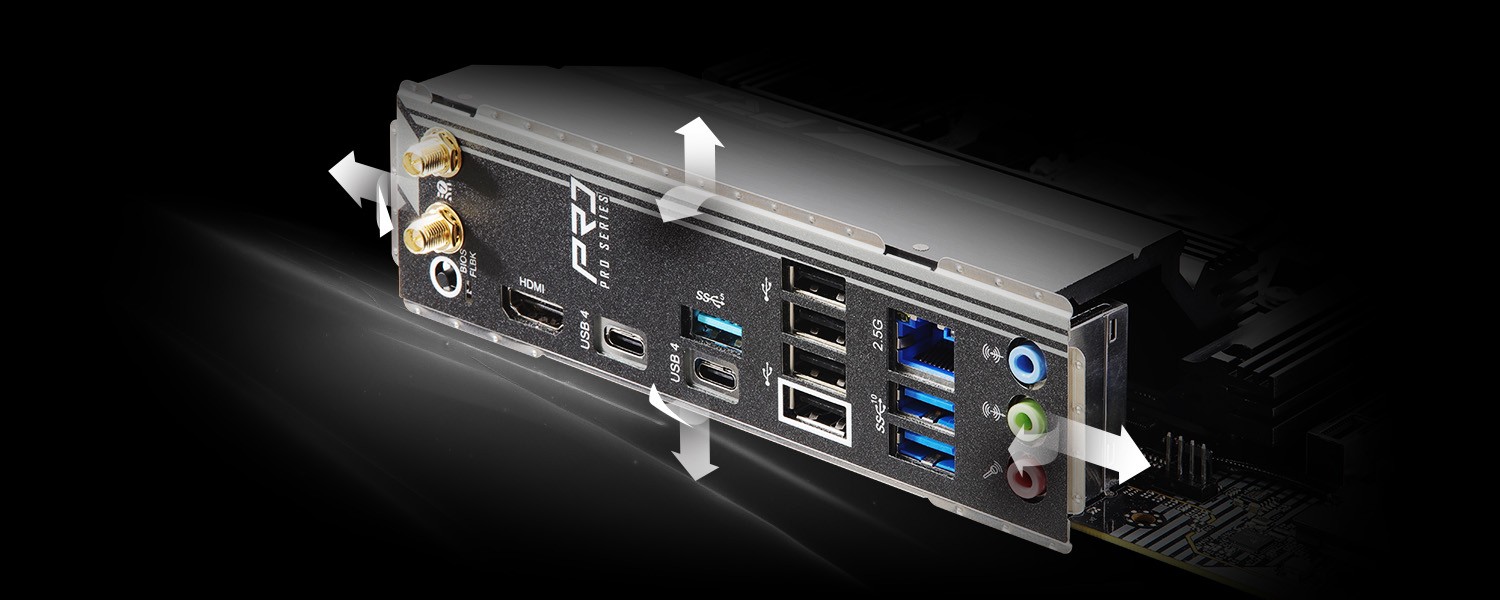 Flexible Integrated I/O Shield